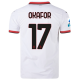 Puma AC Milan Authentic Noah Okafor Away Jersey w/ Series A Patch 24/25 (Puma White)