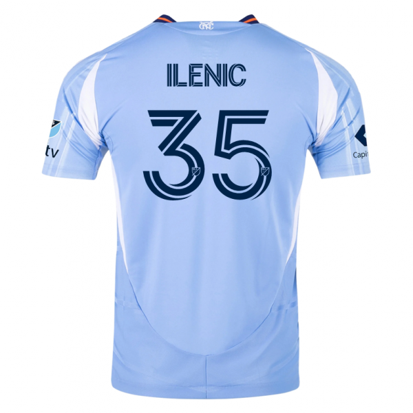 adidas Mitja Ilenič New York City FC Home Jersey 25/26 w/ MLS Patches (Bahia Light Blue)