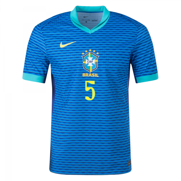 Nike Brazil Casemiro Away Jersey 24/25 Soar/Dynamic Yellow)