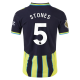 Puma Manchester City John Stones Away Jersey w/ EPL + Club World Cup Patch 24/25 (New Navy/Yellow Glow)