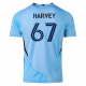 adidas Minnesota United Carlos Harvey Away Jersey 25/26 (Zenith Blue)