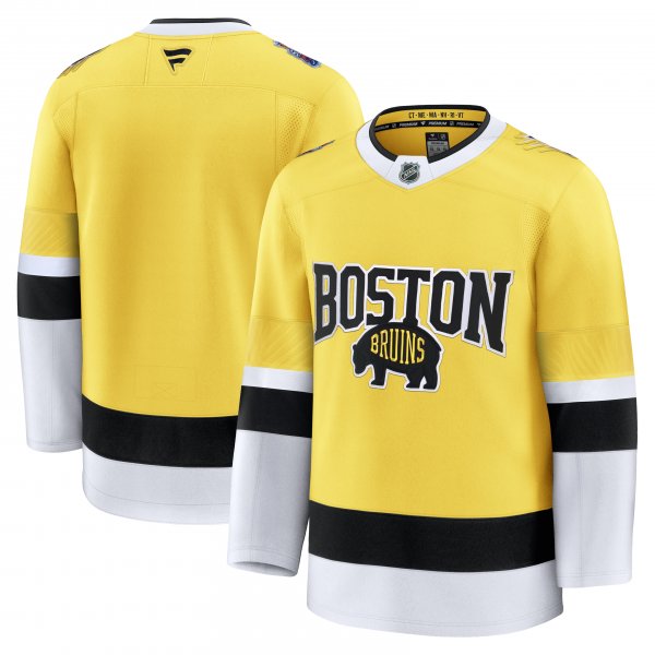 Men's Boston Bruins Gold 2026 NHL Stadium Series Premium Jersey