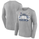Men's New England Patriots  Gray Super Bowl LX Game Plan Long Sleeve T-Shirt