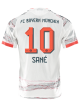 adidas Sane Away Jersey 25/26 w/ Sponsor + Meister Bundesliga Patch (White/Red)