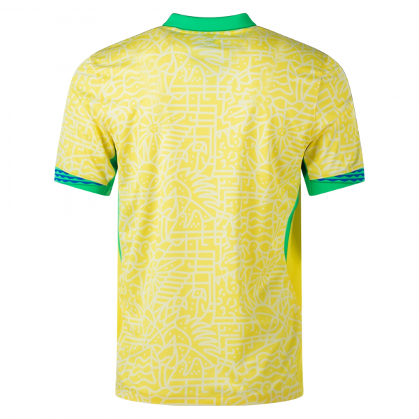 Nike Brazil Home Jersey 24/25 (Dynamic Yellow/Lemon Chiffon/Green Spark)