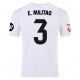 adidas E. Militão Real Madrid Home Jersey w/ La Liga Patches 24/25 (White/Black)