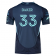 adidas C. Baker Seattle Sounders Away Jersey 25/26 w/ MLS Patches & Sponsor (Aura Ink)