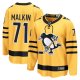 Men's Pittsburgh Penguins #71 Evgeni Malkin Gold Alternate Breakaway Player Jersey