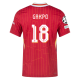 Nike Liverpool Match Cody Gakpo Home Jersey w/ Champions League Patches 24/25 (Gym Red/Chrome Yellow)