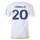adidas LA Galaxy Edwin Cerrillo Home Jersey w/ MLS + Apple TV Patches 24/25 (White/Yellow/Navy)