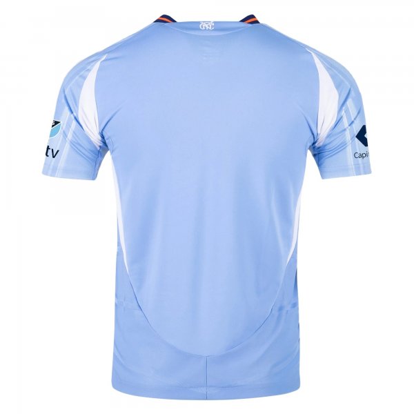 adidas New York City FC Home Jersey 25/26 w/ MLS Patches (Bahia Light Blue)