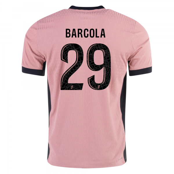 Nike Paris Saint-Germain Bradley Barcola Third Jersey 24/25 (Rust Pink/Black)