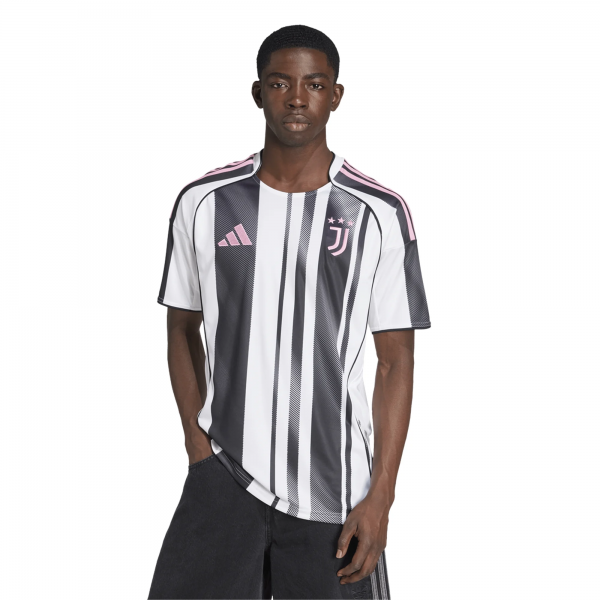 adidas Juventus Home Jersey 25/26 (White/Black/Pink)