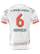 adidas Kimmich Away Jersey 25/26 w/ Sponsor + Meister Bundesliga Patch (White/Red)