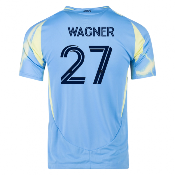 adidas Philadelphia Union Kai Wagner Away Jersey 25/26 (Blue/Yellow)