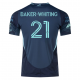 adidas R. Baker-Whiting Seattle Sounders Away Jersey 25/26 w/ MLS Patches & Sponsor (Aura Ink)