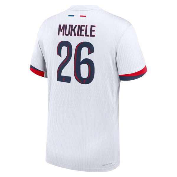 Nike Paris Saint-Germain Nordi Mukiele Away Jersey 24/25 (White/Midnight Navy)