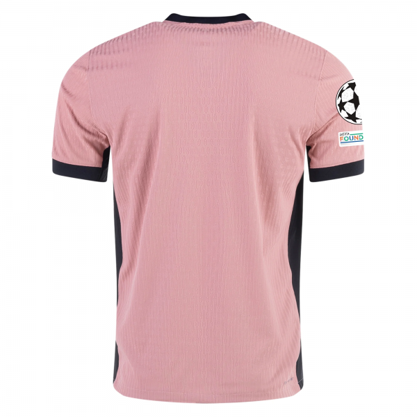 Nike Paris Saint-Germain Third Jersey w/ Champions League Patches 24/25 (Rust Pink/Black)