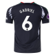adidas Arsenal Gabriel Away Jersey w/ EPL Patch 24/25 (Black)