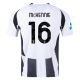 adidas Juventus Weston McKennie Home Jersey w/ Serie A Patch 24/25 (White/Black)