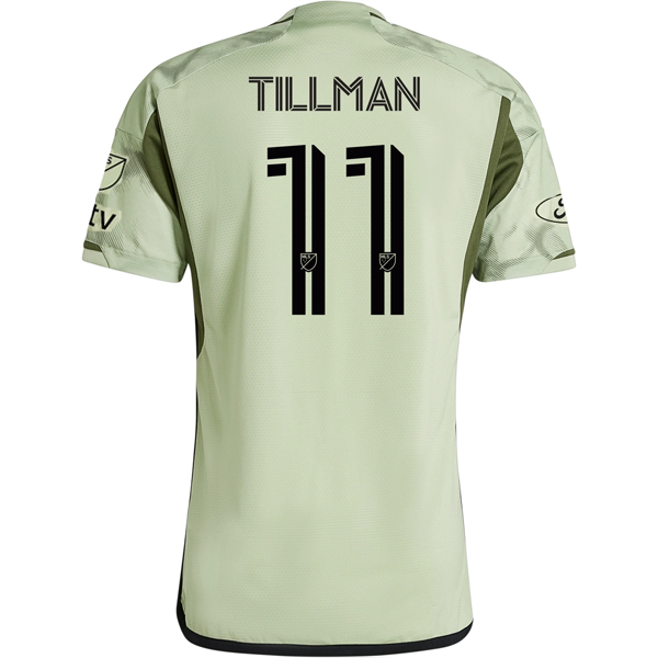 adidas LAFC Timothy Tillman Away Jersey w/ MLS + Apple TV + Ford Patches 24/25 (Magic Lime)