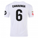 adidas Camavinga Real Madrid Home Jersey w/ La Liga Patches 24/25 (White/Black)