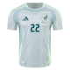 adidas Mens Mexico Hirving Lozano Away Jersey 24/25 (Linen Green)