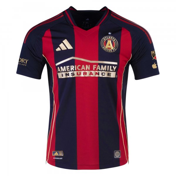 adidas Miguel Almirón Atlanta United Home Jersey w/ MLS Patches 25/26 (Red/Black)