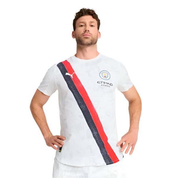 Puma Manchester City 25/26 Kid Super Jersey (Puma White/Puma Black)