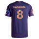 adidas Lucas Sanabria LA Galaxy Away Jersey w/ MLS + Apple TV + RBC Sponsor 25/26 (Purple)