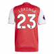 adidas Mikel Merino Arsenal FC Authentic Home Jersey 25/26 w/ EPL Patch (Better Scarlet/White