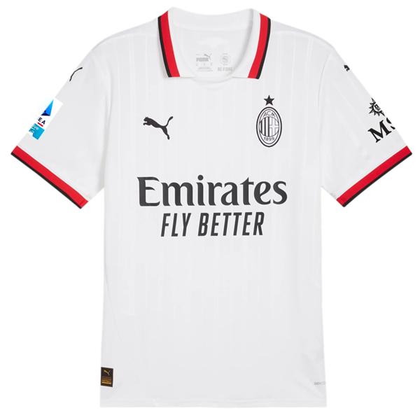 Puma AC Milan Pierre Kalulu Away Jersey w/ Serie A Patch 24/25 (Puma White)