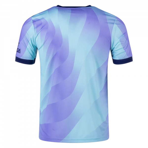 adidas Arsenal Third Jersey 24/25 (Clear Aqua/Light Flash Purple)