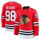 Men's Chicago Blackhawks #98 Connor Bedard Red Home Premium Jersey