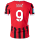Puma AC Milan Luka Jović Home Jersey w/ Serie A Patch 24/25 (Puma Red/Puma Black)
