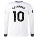adidas Manchester United Marcus Rashford Third Long Sleeve Jersey w/ EPL Patch 24/25 (Off White)