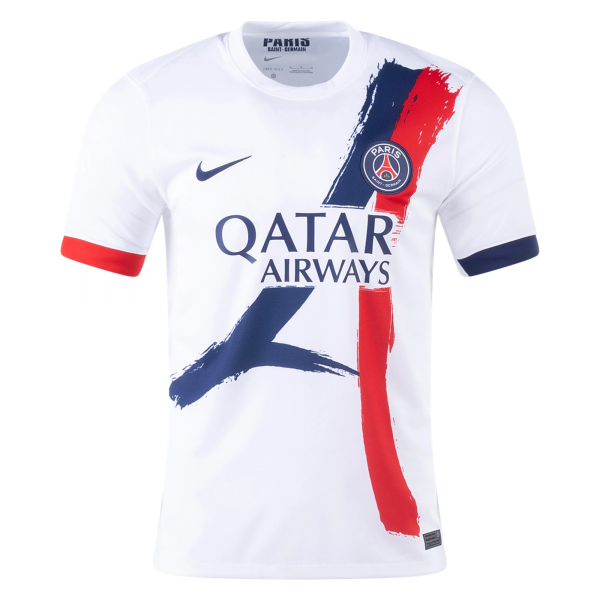 Nike Paris Saint-Germain Presnel Kimpembe Away Jersey 24/25 (White/Midnight Navy)