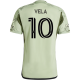 adidas LAFC Carlos Vela Away Jersey w/ MLS + Apple TV + Ford Patches 24/25 (Magic Lime)